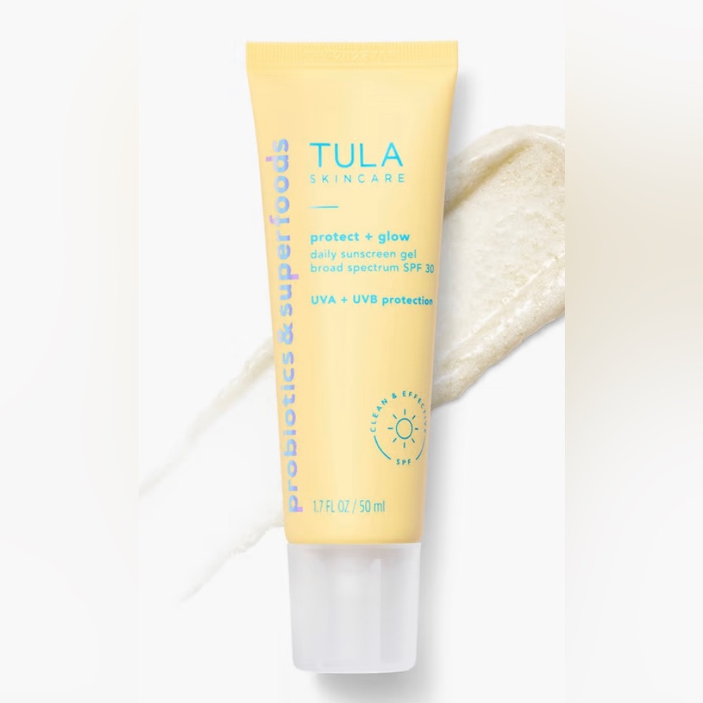 Tula Skincare protect + glow, balanced skin care , spf 30
